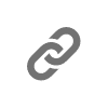A simple grey chain link icon, ideal for a hyperlocal digital marketing agency in Pune, is centred on a light grey background. - IPSense.com